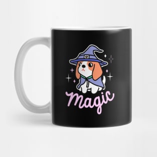 Beagle Magic Wizard Dog Owner Retro Funny Dog Mug